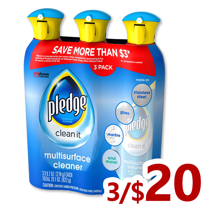 Pledge 3-pack